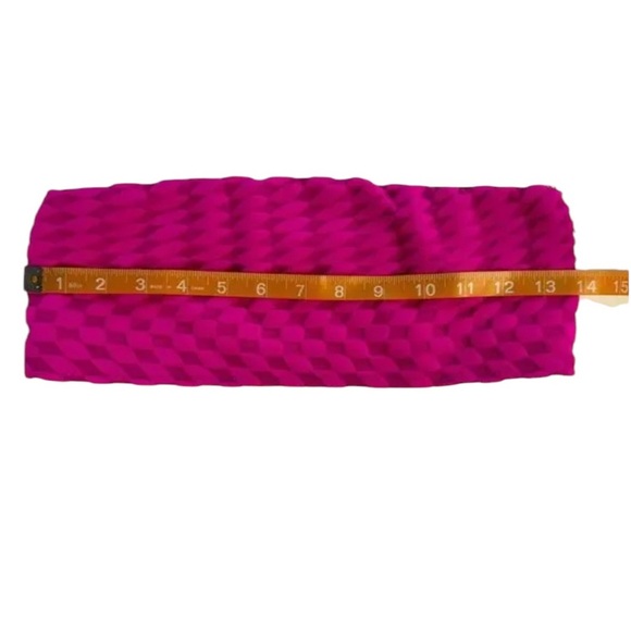 GOOD AMERICAN NWOT HAWAIIAN PINK JACQUARD BIKINI TOP SIZE 2 - M - Picture 4 of 7